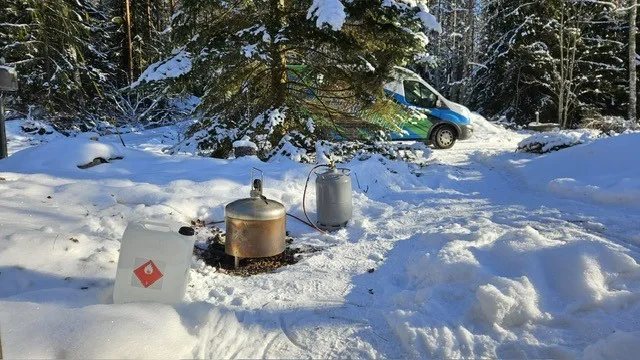 Putkien sulatus höyryllä